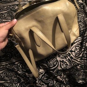 Fossil Sydney Satchel in Taupe